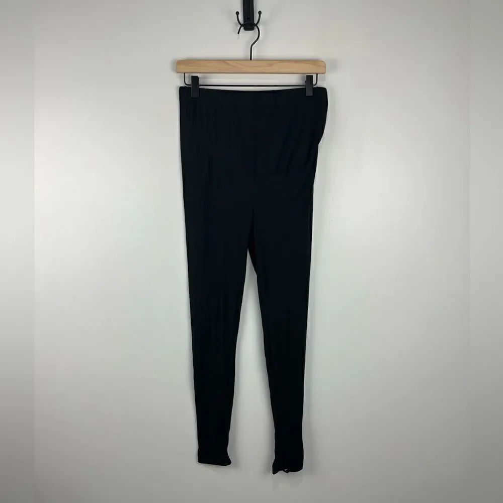 Coming Soon Maternity Super Soft Black Over Bump Leggings L